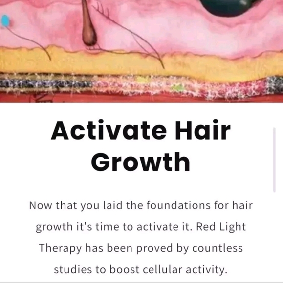 *:New Crown naturale Electric Scalp Massager Hair Oil Applicator Brush Red Light - Picture 7 of 16